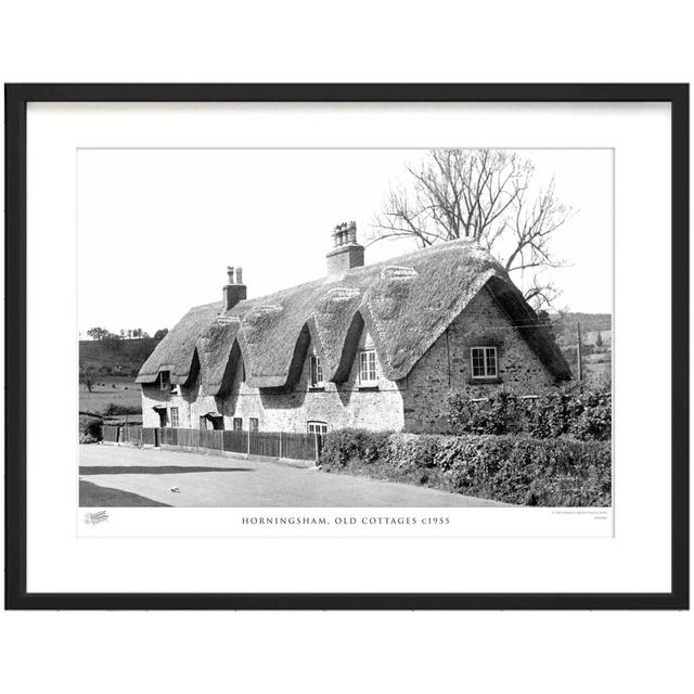 Horningsham, Old Cottages C1955 - Single Picture Frame Print The Francis Frith Collection Size: 28cm H x 36cm W x 2.3cm D on Productcaster.