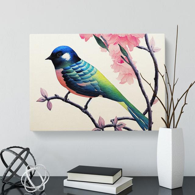 XXX-H1022-WF-10050X Watercolour Swallow Bird Vol.1 - Wrapped Canvas Painting ClassicLiving on Productcaster.