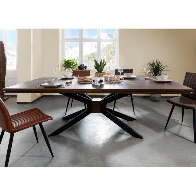 Dining Table Massivmoebel24 Size: H76 x L210 x W107cm on Productcaster.