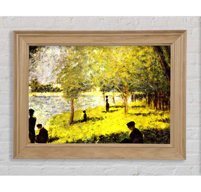 Seurat Group Of People - Single Picture Frame Art Prints Bright Star Size: 21cm H x 42cm W x 8cm D on Productcaster.