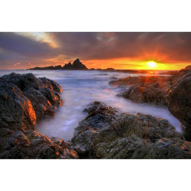 December Sunset by Ken_Griffin - Wrapped Canvas Photograph Alpen Home Size: 51cm H x 76cm W on Productcaster.