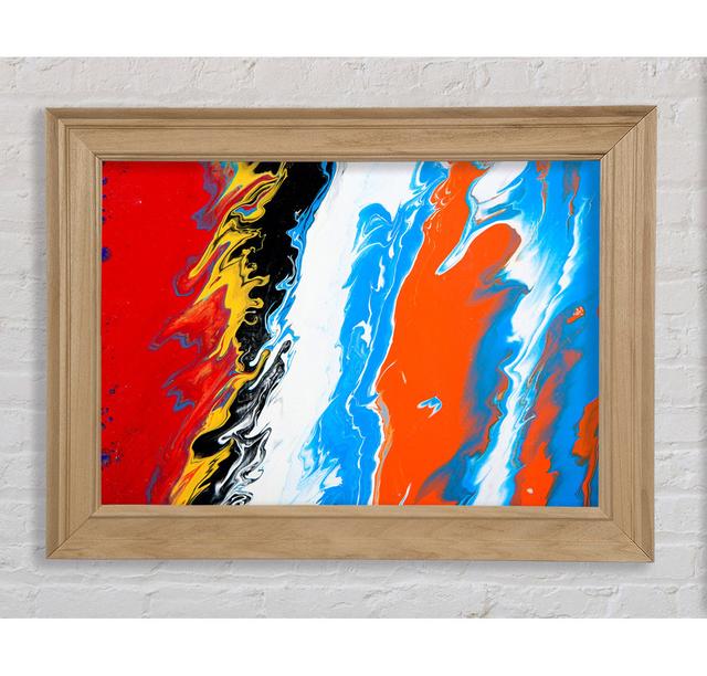 Sea Of Colours 2 - Single Picture Frame Art Prints Bright Star Size: 21cm H x 42cm W x 8cm D on Productcaster.