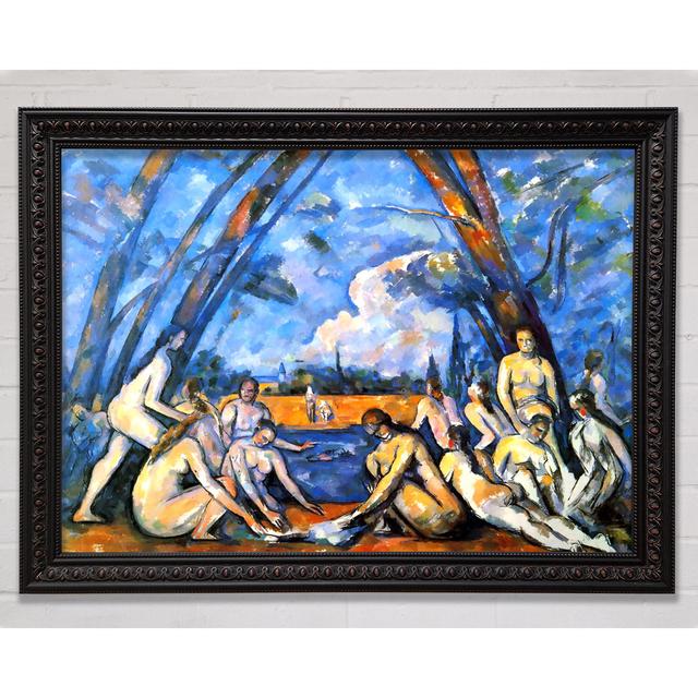 Cezanne Large Bathers 2 - Single Picture Frame Art Prints Bright Star Size: 42cm H x 59.7cm W x 3cm D on Productcaster.