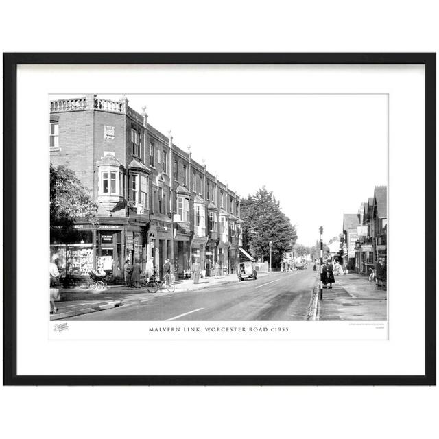 Malvern Link, Worcester Road C1955 - Single Picture Frame Print The Francis Frith Collection Size: 28cm H x 36cm W x 2.3cm D on Productcaster.