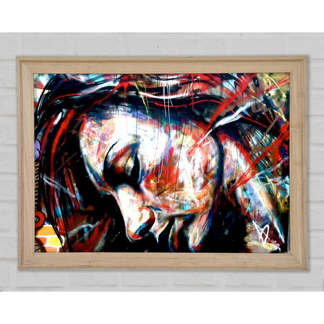 Red Woman - Single Picture Frame Art Prints Rosalind Wheeler Size: 21cm H x 29.7cm W x 1.5cm D on Productcaster.