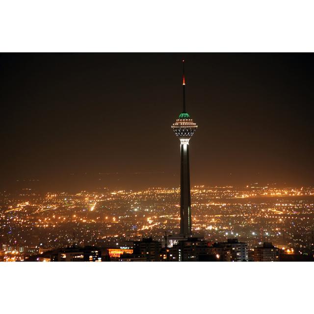 Tehran Skyline - Wrapped Canvas Print 17 Stories Size: 61cm H x 91cm W on Productcaster.