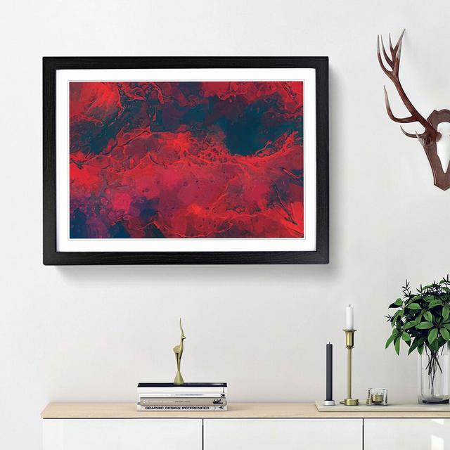 Spirit of Delirium in Abstract - Picture Frame Graphic Art Print East Urban Home Frame Option: Black Framed, Size: 62cm H x 87cm W x 2cm D on Productcaster.