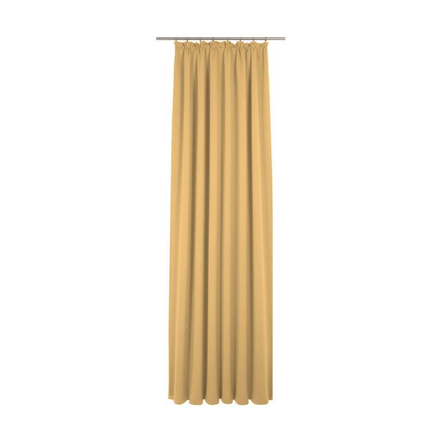 Uni Collection Light 100% Cotton Room Darkening Pinch Pleat Single Curtain Panel Adam Panel Size: 142cm wide x 345cm high, Curtain Colour: Quince on Productcaster.