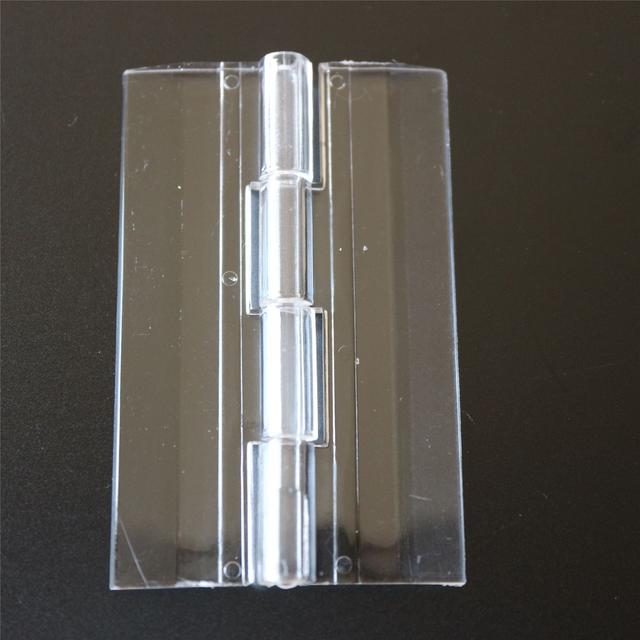 Transparent Clear Plastic Acrylic 100mm Continuous Piano Hinge Hinges (Set of 5) Symple Stuff on Productcaster.