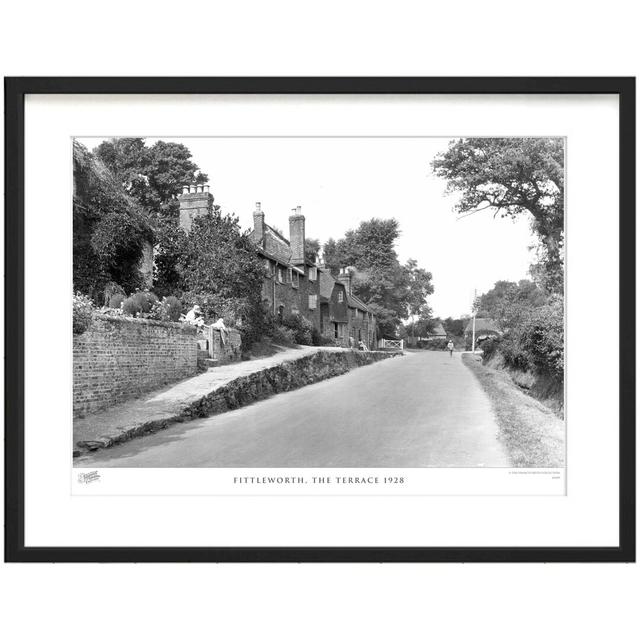 Fittleworth, The Terrace 1928 by Francis Frith - Single Picture Frame Print The Francis Frith Collection Size: 60cm H x 80cm W x 2.3cm D on Productcaster.