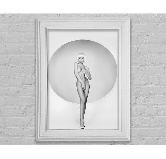 Blonde Sun Framed Print Ivy Bronx Size: 141,4cm H x 100cm W x 8cm D, Format: White Framed Paper on Productcaster.