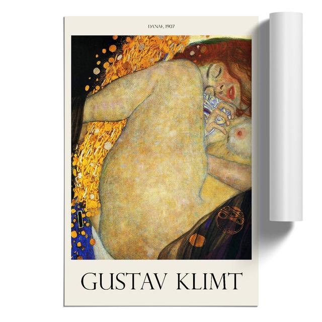 Danae Vol.1 by Gustav Klimt - No Frame Painting East Urban Home Size: 30cm H x 21cm W x 0.1cm D on Productcaster.