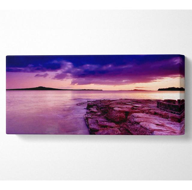 Perfect Harbour - Wrapped Canvas Art Prints Highland Dunes Size: 50.8cm H x 121.9cm W x 10cm D on Productcaster.