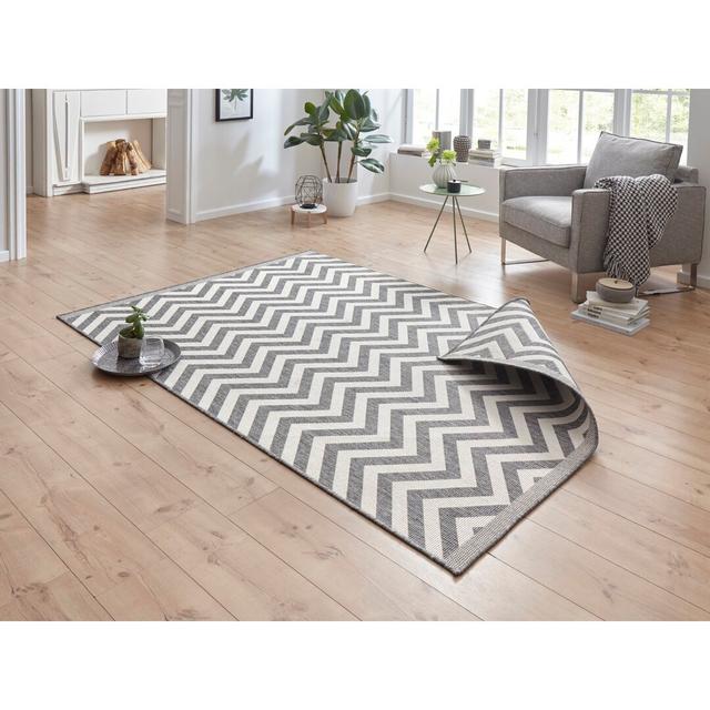 Palma Flatweave Grey Rug Northrugs Rug Size: Rectangle 160 x 230cm on Productcaster.