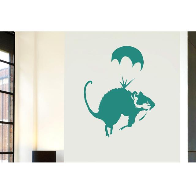 Animals Wall Decal East Urban Home Size: Medium, Colour: Aqua Green on Productcaster.