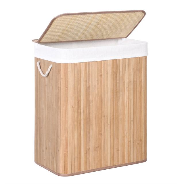 Wood Laundry Hamper with Handles 17 Stories on Productcaster.