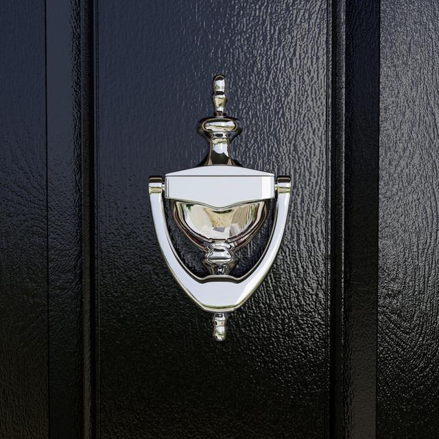 Door Knocker HOPPE Finish: Polished Chrome on Productcaster.