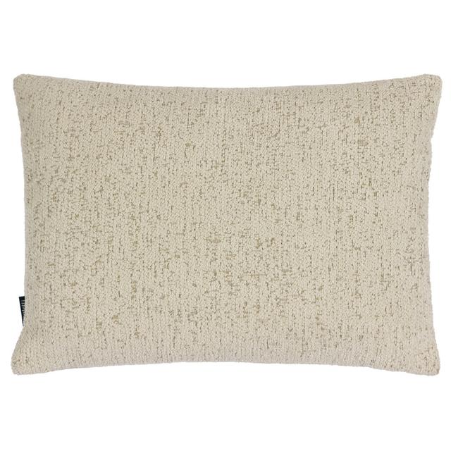 Nellim Rectangular Scatter Cushion Cushion Cover Paoletti Size: 40cm H x 50cm W x 1cm D, Shape: Rectangular, Colour: Natural on Productcaster.