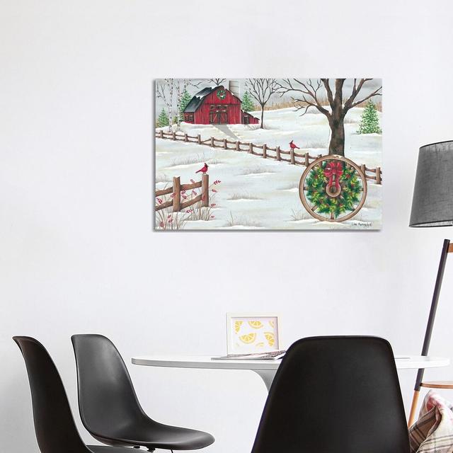 Wagon Wheel by Lisa Kennedy - Wrapped Canvas Painting Brambly Cottage Size: 66.04cm H x 101.6cm W x 1.91cm D on Productcaster.