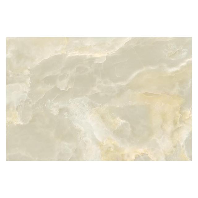 Cream Onyx Marble 2.9m x 4.32m Textured Matt Peel & Stick Wall Mural East Urban Home on Productcaster.