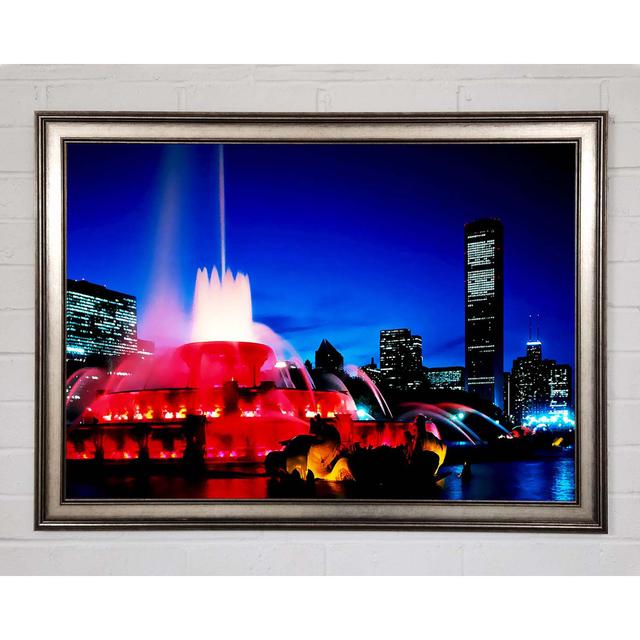 City Fountain Of Youth - Single Picture Frame Art Prints Ebern Designs Size: 59.7cm H x 84.1cm W x 1.5cm D on Productcaster.