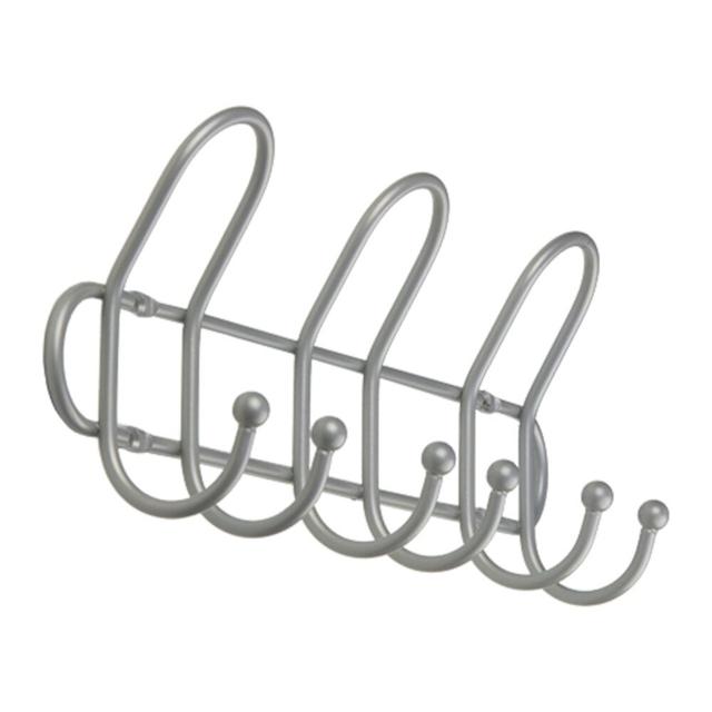 Hoekstra Steel Wall 6 - Hook Wall Mounted Coat Rack Rebrilliant on Productcaster.