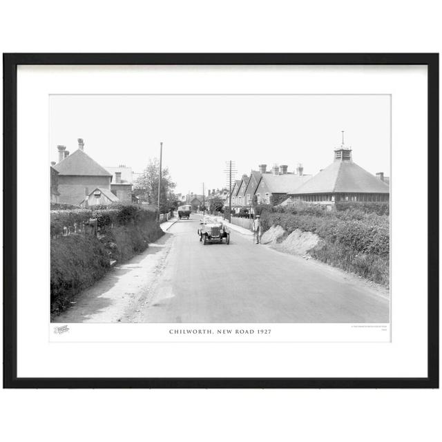 'Chilworth, New Road 1927' by Francis Frith - Picture Frame Photograph Print on Paper The Francis Frith Collection Size: 28cm H x 36cm W x 2.3cm D on Productcaster.