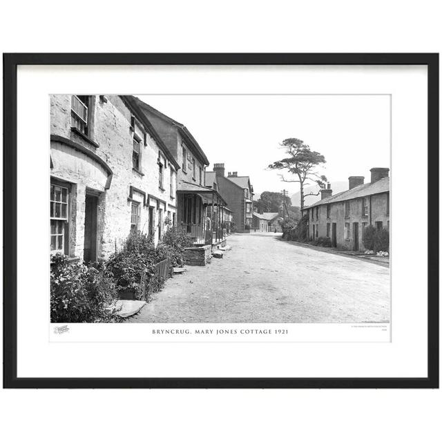 'Bryncrug, Mary Jones Cottage 1921' - Picture Frame Photograph Print on Paper The Francis Frith Collection Size: 60cm H x 80cm W x 2.3cm D on Productcaster.