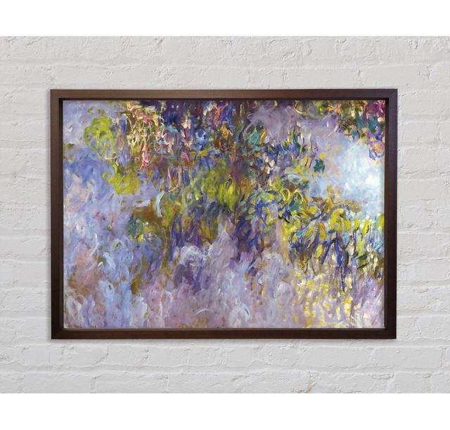 Monet Wisteria 1 - Single Picture Frame Art Prints on Canvas Bright Star Size: 59.7cm H x 84.1cm W on Productcaster.