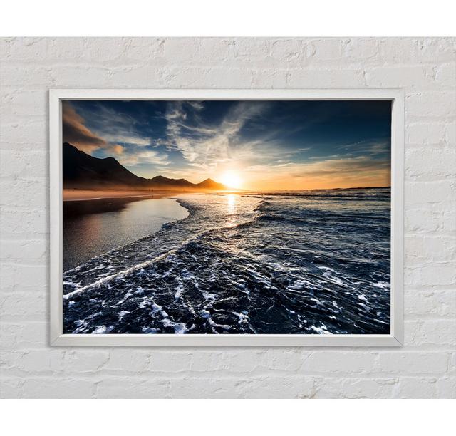 Cliffs Of The Ocean Sun - Print Bright Star Size: 100cm H x 141.4cm W x 3.3cm D on Productcaster.