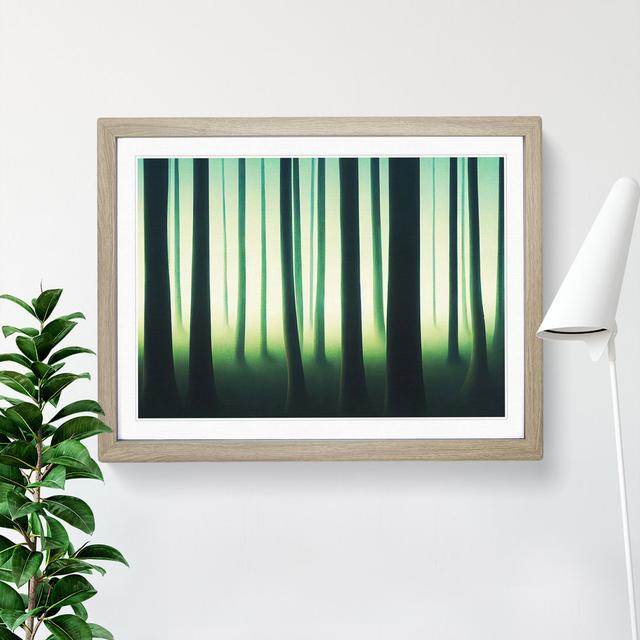 A Timeless Forest - Picture Frame Graphic Art Alpen Home Size: 34cm H x 46cm W x 2cm D, Frame Option: Oak on Productcaster.