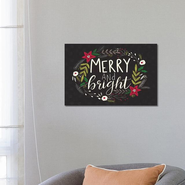 Merry Days Iii by Louise Allen - Wrapped Canvas Gallery-Wrapped Canvas The Seasonal Aisle Size: 45.72cm H x 66.04cm W x 1.91cm D on Productcaster.