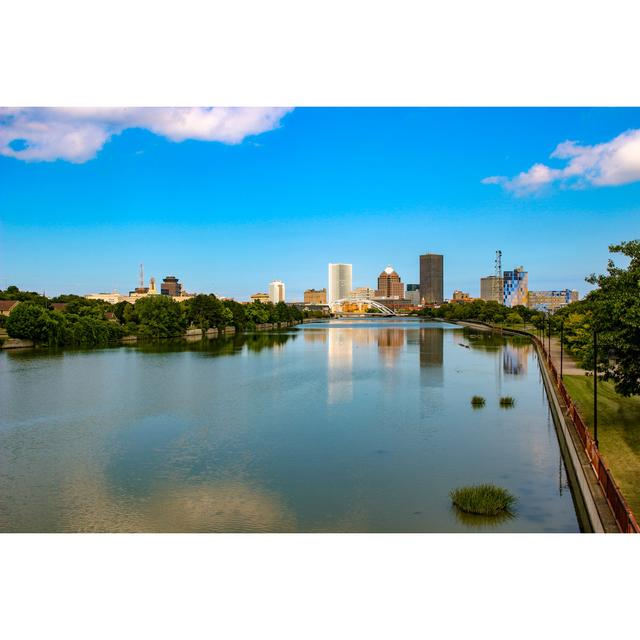 Geraghty Skyline of Rochester - Wrapped Canvas Photograph House of Hampton Size: 20cm H x 30cm W x 3.8cm D on Productcaster.