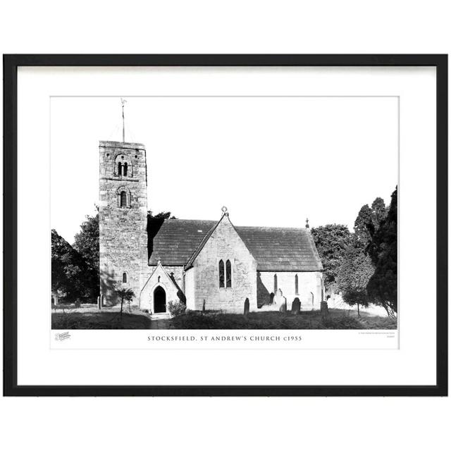 'Stocksfield, St Andrew's Church C1955' - Picture Frame Photograph Print on Paper The Francis Frith Collection Size: 28cm H x 36cm W x 2.3cm D on Productcaster.