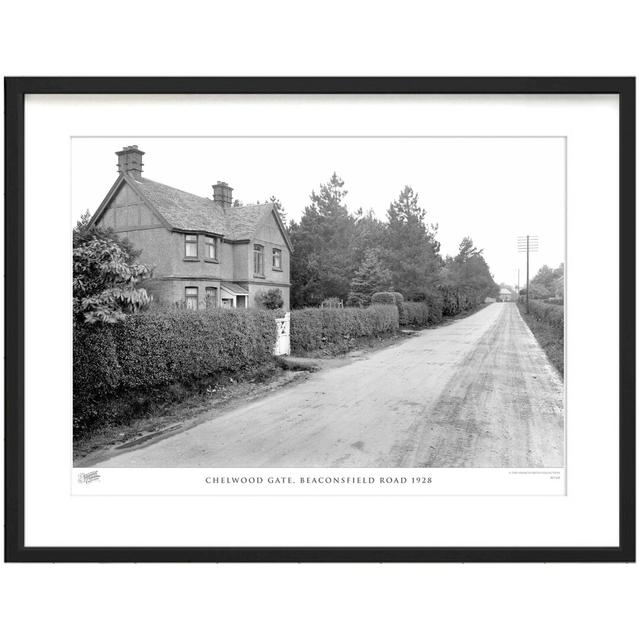 'Chelwood Gate, Beaconsfield Road 1928' by Francis Frith - Picture Frame Photograph Print on Paper The Francis Frith Collection Size: 45cm H x 60cm W on Productcaster.