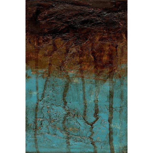 Oxidized Copper IV - Wrapped Canvas Art Prints Metro Lane Size: 91cm H x 61cm W x 3.8cm D on Productcaster.