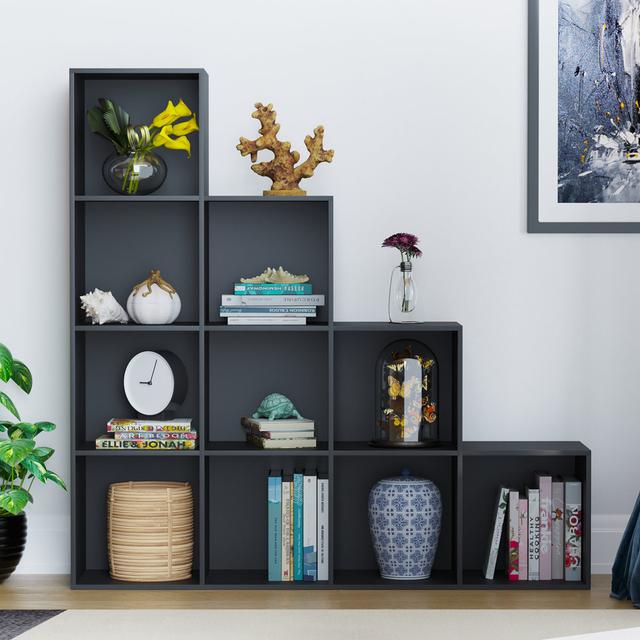 Durham Bookcase Lassic Colour: Black on Productcaster.