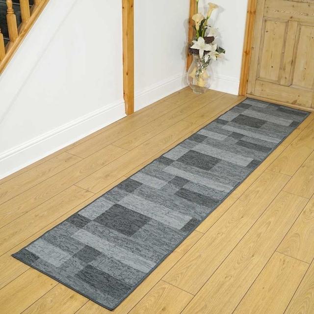 Tulon Geometric Hand Woven Hand Hooked Grey Area Rug Latitude Run Rug Size: Rectangle 120 x 150cm on Productcaster.