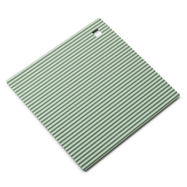 Silicone Heat Resistant Non Slip Trivet Zeal Colour: Sage Green on Productcaster.