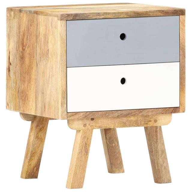 Debbie 2 Drawer Bedside Table World Menagerie on Productcaster.