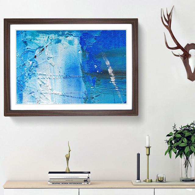 Abstract Art Painting Vol.307 by S.Johnson - Picture Frame Painting Print East Urban Home Frame Option: Walnut Framed, Size: 48cm H x 65cm W x 2cm D on Productcaster.