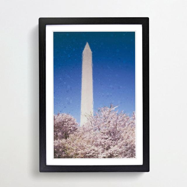 The Washington Monument - Picture Frame Graphic Art Print East Urban Home Frame Option: Black, Size: 50cm H x 35cm W x 2cm D on Productcaster.