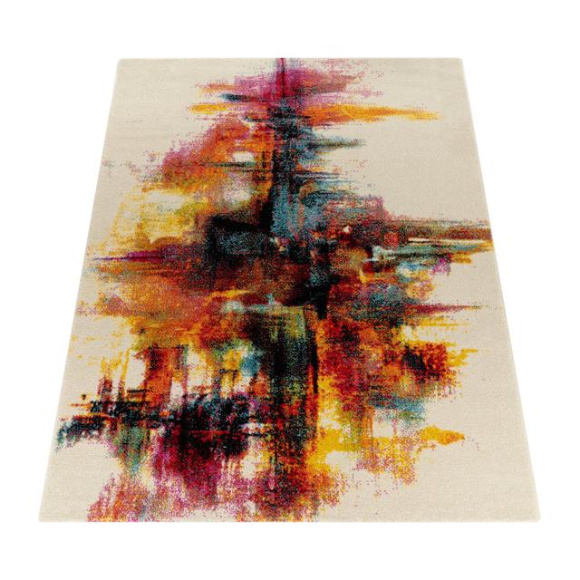 Jenny Flatweave Red/Orange/Blue Rug Hashtag Home Rug Size: Rectangle 120 x 170cm on Productcaster.