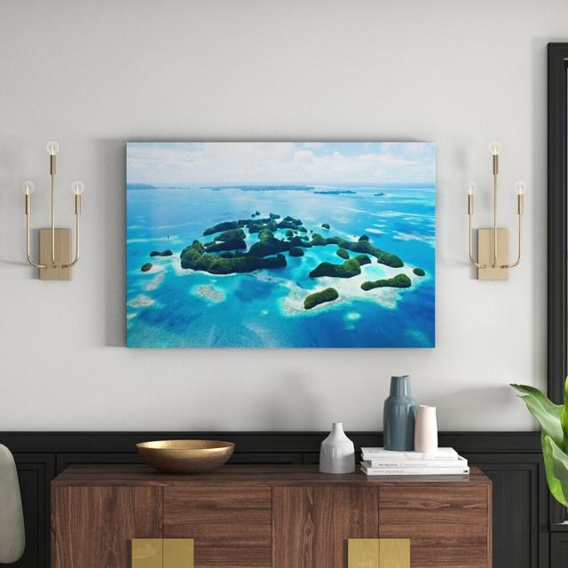 "Tiny Islands" Photographic Print Wrapped on Canvas East Urban Home Size: 76 cm H x 114 cm W x 3.81 cm D on Productcaster.