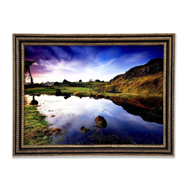 In The Scottish Highlands Framed Print Union Rustic Size: 59.7cm H x 84.1cm W x 3cm D, Format: Black Framed Wood on Productcaster.