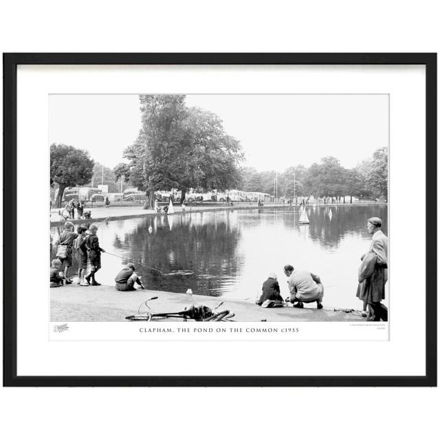 Clapham, The Pond On The Common C1955 by Francis Frith - Single Picture Frame Print The Francis Frith Collection Size: 45cm H x 60cm W x 2.3cm D on Productcaster.