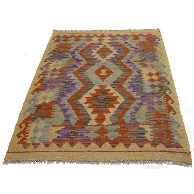 Handmade 87cm X 118cm Multicolor Indoor / Outdoor Area Rug Farah1970 on Productcaster.