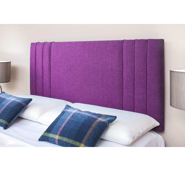 Erial Upholstered Headboard 17 Stories Colour: Purple, Size: Super King (6') on Productcaster.