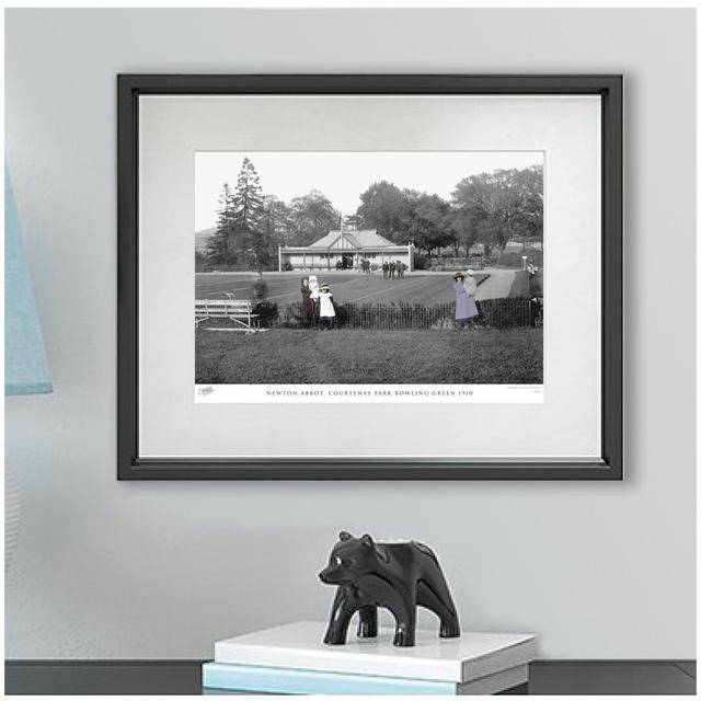 'Newton Abbot, Courtenay Park Bowling Green 1910' by Francis Frith - Picture Frame Photograph Print on Paper The Francis Frith Collection Size: 60cm H on Productcaster.