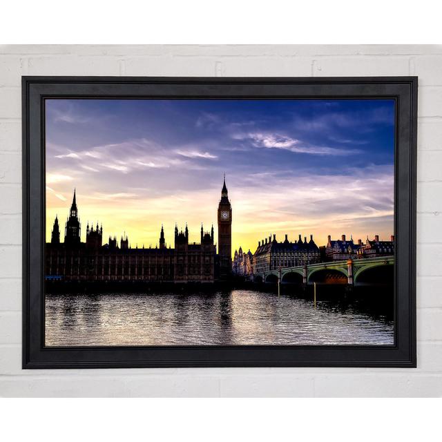 London Uk - Single Picture Frame Art Prints Ebern Designs Size: 21cm H x 29.7cm W x 1.5cm D on Productcaster.